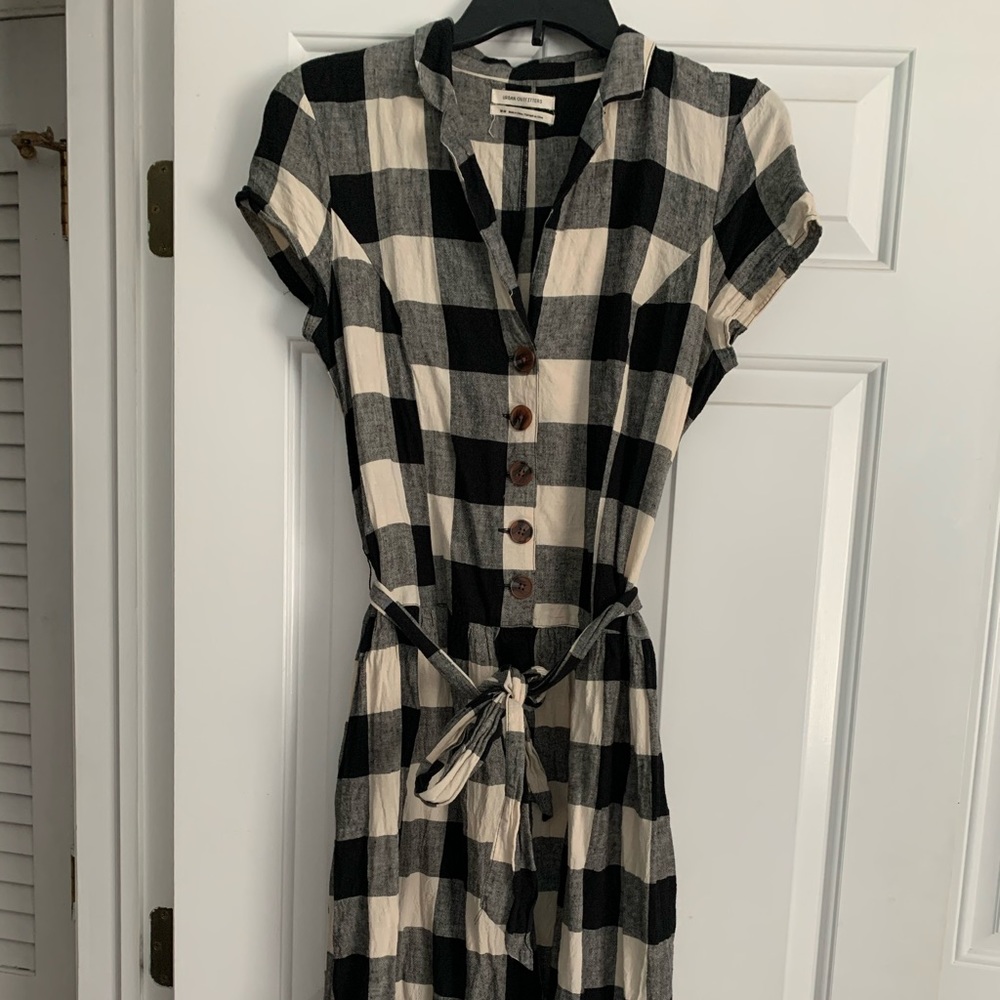Urban Outfitters Linen Midi Dress